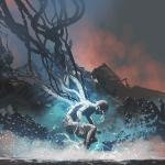 5 Deus Ex Machina Powers in Media Sci-fi,Concept,Showing,A,Cyborg,Male,Recovering,Energy,,Digital,Art