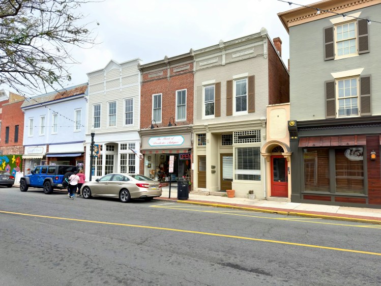 Race Street in the downtown area of Cambridge, Maryland