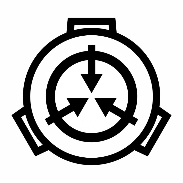 Monochrome SCP Foundation logo